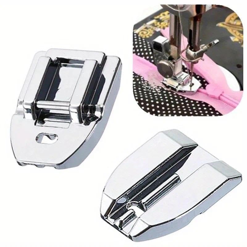 5 Piezas Pie para Máquina de Coser Cremallera Invisible miniatura 2