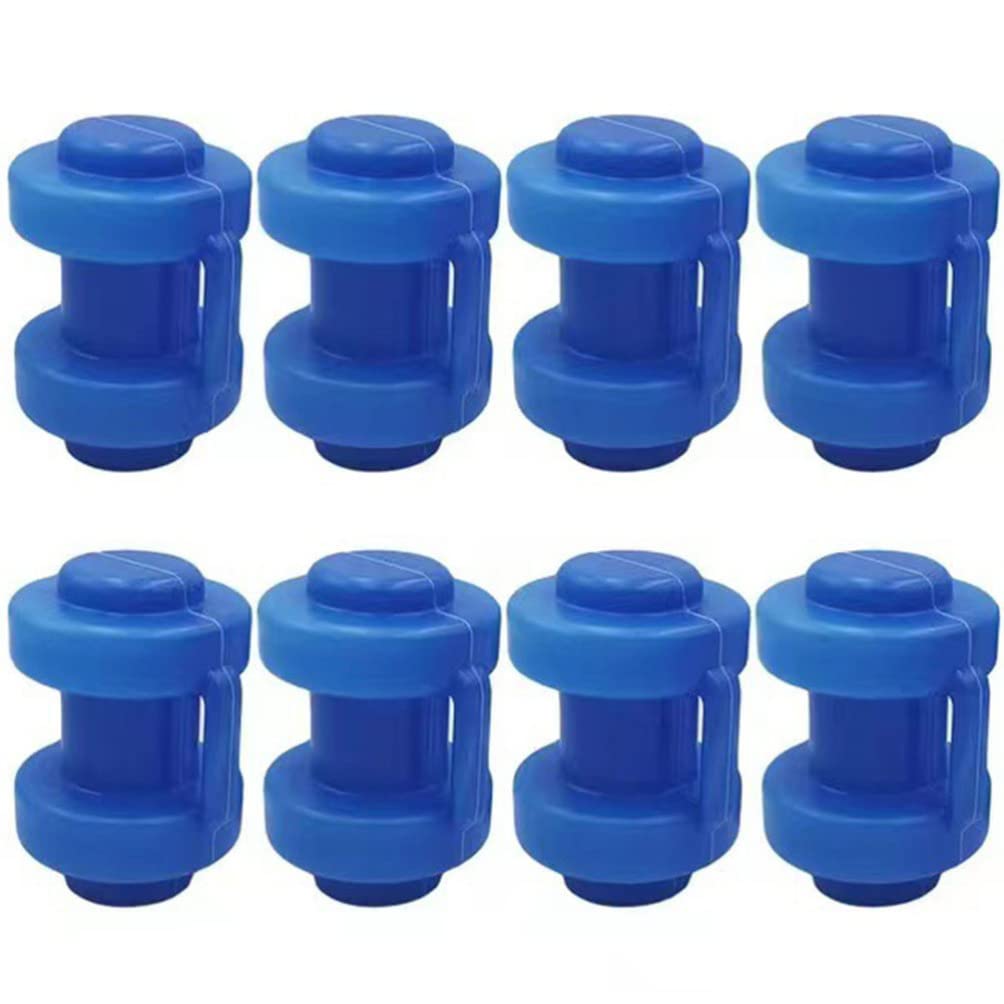 VANZACK Hard Hat Accessories 8Pcs Large Trampoline Enclosure Pole Caps Trampoline Caps Plastic Trampoline Replacements Trampoline