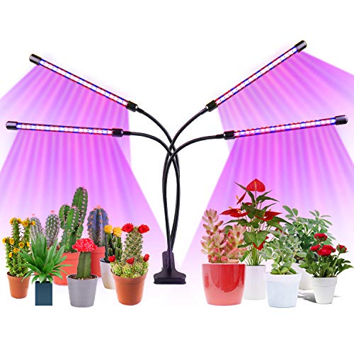 Preisvergleich Produktbild YASBED LED Pflanzenlampe Pflanzenlicht Pflanzenleuchte mit Timer 3H / 9H / 12H Heillgkeitsstufen Wachsen licht Wachstumslampe Pflanzenlichter für Zimmerpflanzen Gartenarbeit