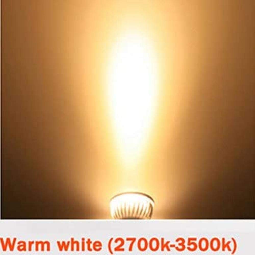 MR16 Pin Dimming-Lampe (5-Pack) (Color : 7w-warm white)