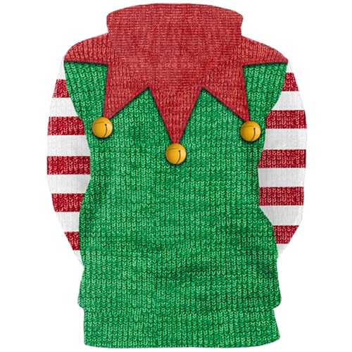 Grajtcin Kids Ugly Christmas Sweater For Boys Girls, Long Sleeves Hoodies Non-Knited Sweatshirt 4 Grajtcin Kids Ugly Christmas Sweater For Boys Girls, Long Sleeves Hoodies Non-Knited Sweatshirt - Image 5