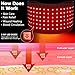 DGXINJUN Cordless Red Light Therapy, Infrared Light Therapy Wrap Belt, Muscle Pain Relief Device, Led Body Back Pain Relief Portable Belt with Pulse Mode (4000mAh Battery)