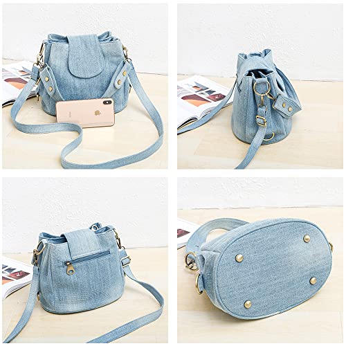 Bolso casual de lona vintage para mujer con gran capacidad miniatura 5