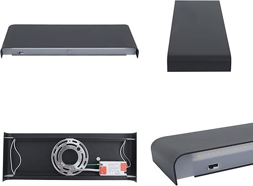 Miniatura 34 de Paquete de 4 lámparas de pared para exteriores de 12 W, para exteriores e interiores, apliques de pared LED negros modernos, IP65, impermeables, Luz