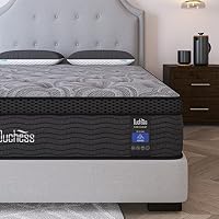 Duchess Hybrid Mattress Gel Memory Foam and Pocket Springs for Pressure Point Relief, High Density Layer for Medium Firm Feel Experience Deluxe Sleep Comfort, 5Yrs Warranty (Euro Top-26CM, Queen)