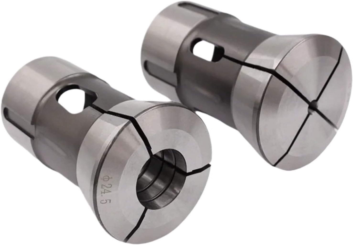 ブラック】 12.0-52.0mm 丸穴タイプ CNC旋盤用 バックプルコレット