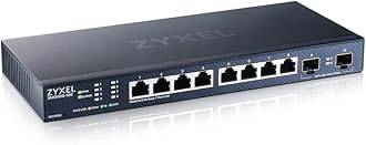 8-Port Multi-Gig 2.5G Cloud/Smart-Managed Switch | 2x 10G SFP+ | Desktop/Wall Mount [XMG1915-10E]
