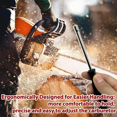 LiteTour Vergaser-Einstellwerkzeug-Set (21 Zähne verzahnt, Pac-Man, A-Kreis) für 2 gängige Zyklen Vergaser, Einstellwerkzeug für kleine Motoren, Vergaser, Tune-Up-Einstellwerkzeug, 3-teilig