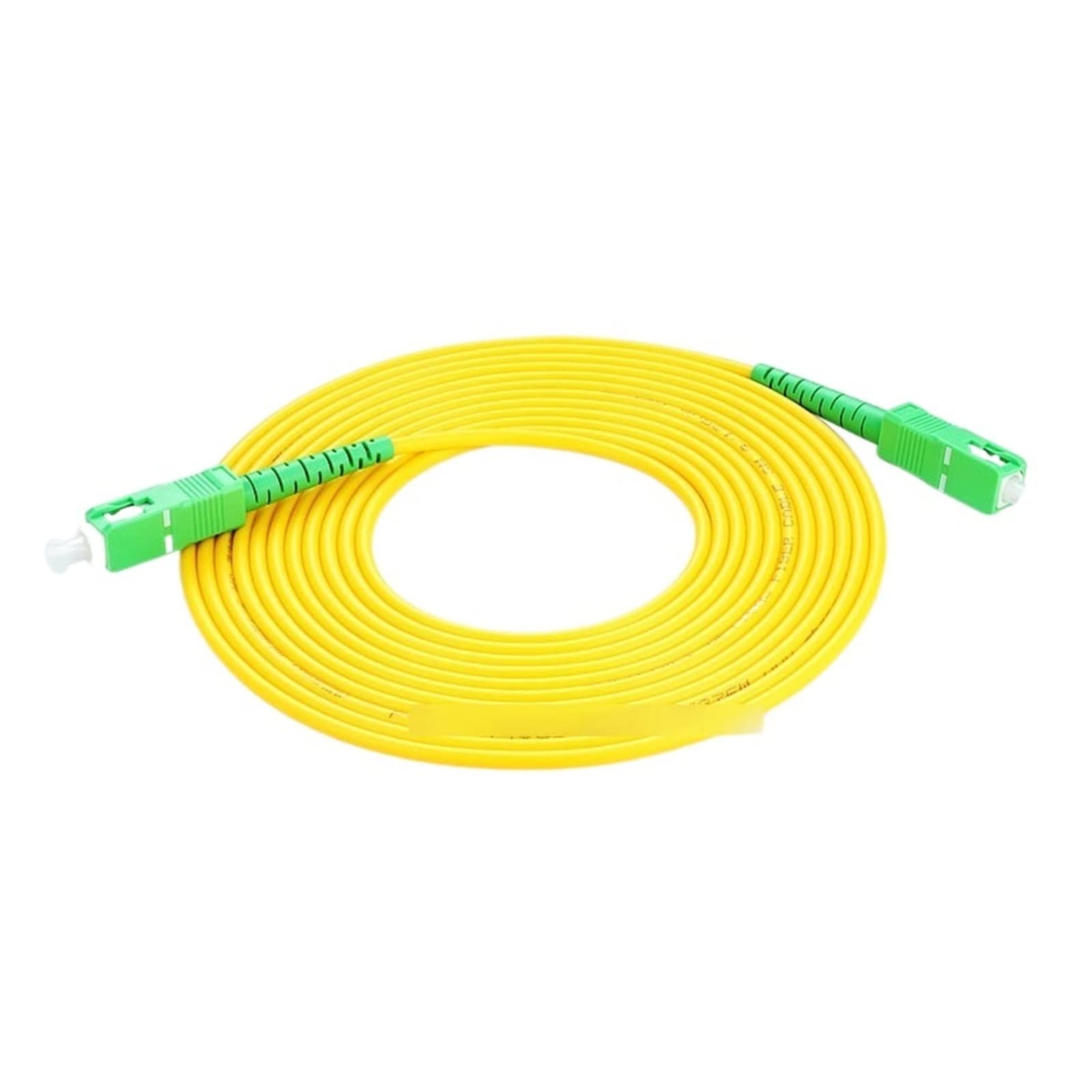 Lot de 10 câbles à fibre optique monomode SC AC Simplex 2,0 mm 9/125 um FT-TH Patch fibre optique Jumper Fibra Optica(30M 1PCS)