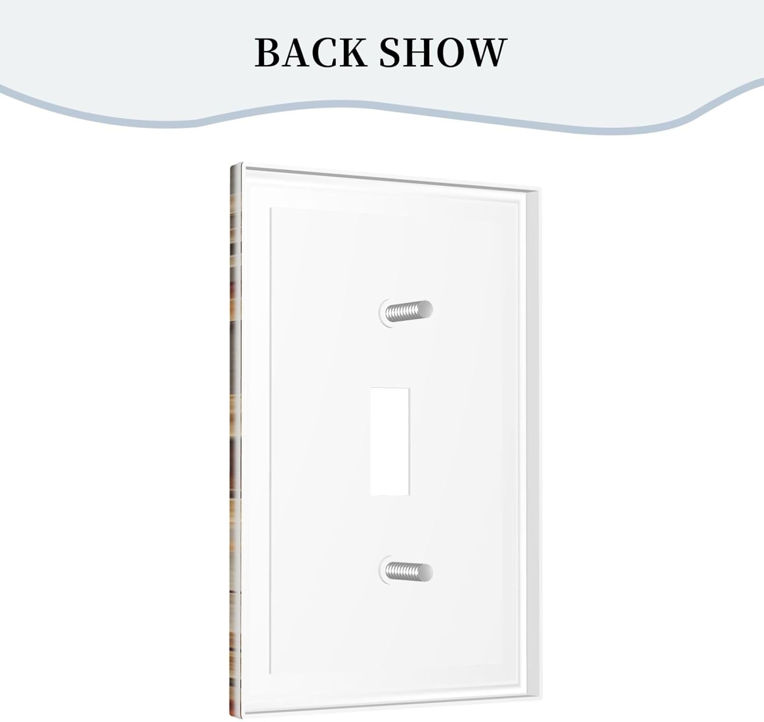 Decorative Art Light Switch Covers,1 Gang Single Toggle Duplex Outlet,Wall Plate,Switchplate Electrical Faceplate,Flowers