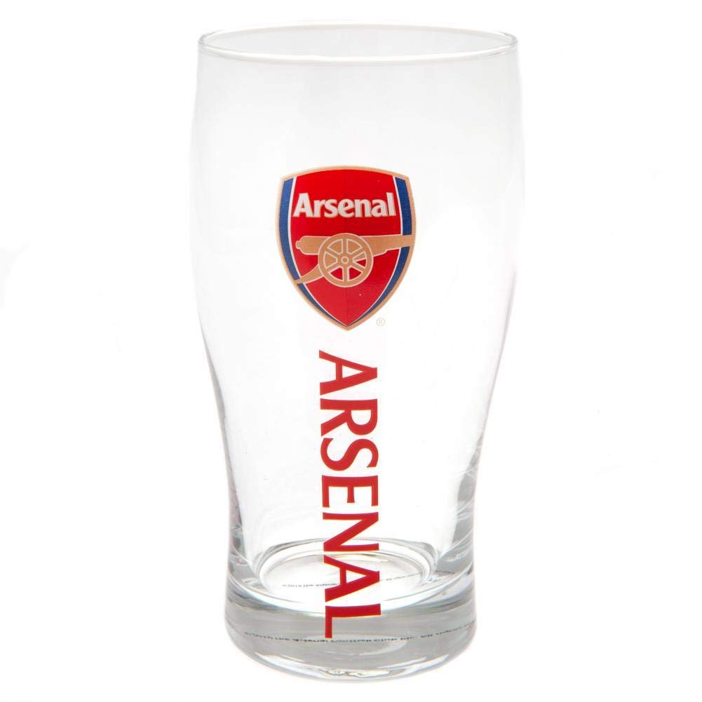 Arsenal Transparent Fc London Crest And Logo Beer Glass