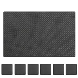 Treadmill Mat, Heavy-Duty Anti-Vibration Exercise Equipment Mat, Noise-Reducing Slip-Resistant, Protective Floor Pad Carpet and Hardwood, Ideal for Treadmills and Fitness