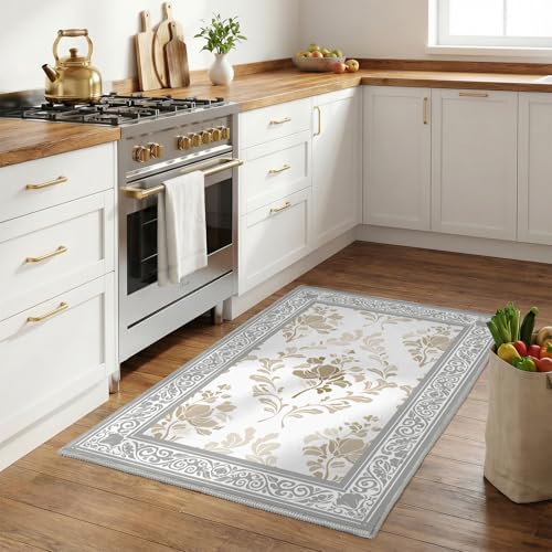 Tapete Decorativo SOULFUL 3x5 ft Medium Pile Boho Floral miniatura 1