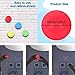 Sticky Ceiling Balls, Sticky Balls for Ceiling, Stress Relief Glow Toys Glow in The Dark, Sticky Wall Balls Stuck on The Roof, Tear-Resistant, for Children and Adults (1set, Red&Yellow&Blue&Green)…