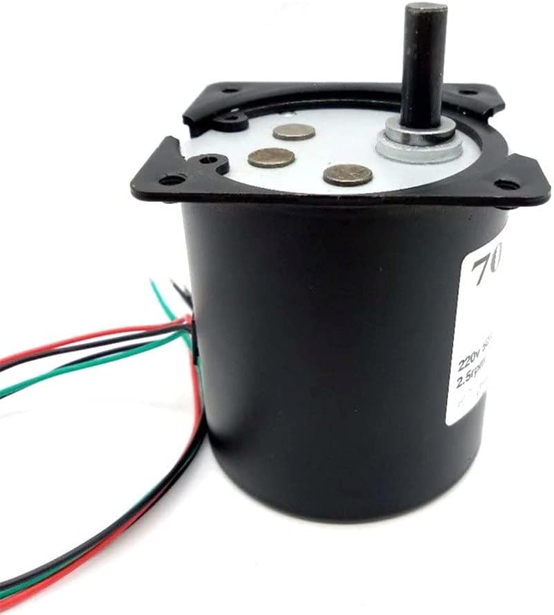 70KTYZ 2.5RPM-110RPM Permanent Magnet AC Synchronous Motor Positive and Negative Gear Reduction Motor Motors(220V 30rpm)