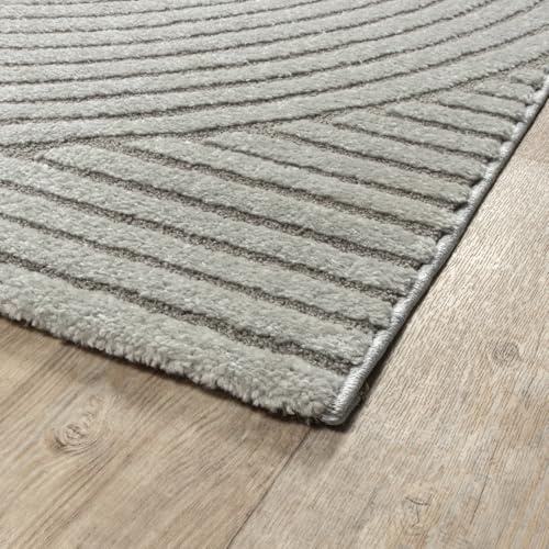 the carpet Everest - Moderner Kurzflor Teppich Hoch-Tief-Struktur, 3D-Effekt, weiche Oberfläche und hohe Flordichte… – Ansicht 6