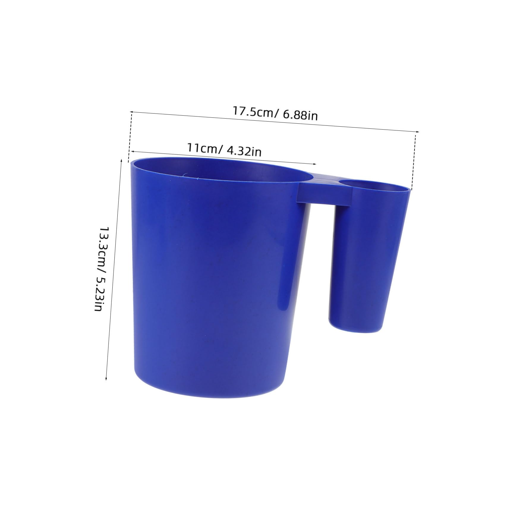 UKCOCO 4 Piezas Herramienta De Limpieza De Piscinas Piscina Infantil Hinchable Líquido Elementos Bañera Cestas Portátiles De Repuesto para Piscinas Agua Cuchara Bol Bien El Plastico Blue
