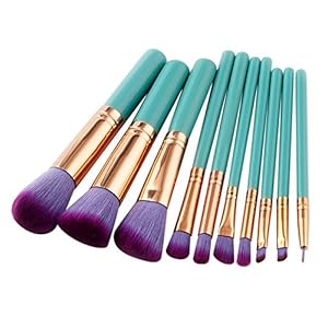 Eyeshadow Powder Brush Makeup Lip 10pcs Foundation Eyeliner Set Tool Brushes Brush Highlight Brushes for Color