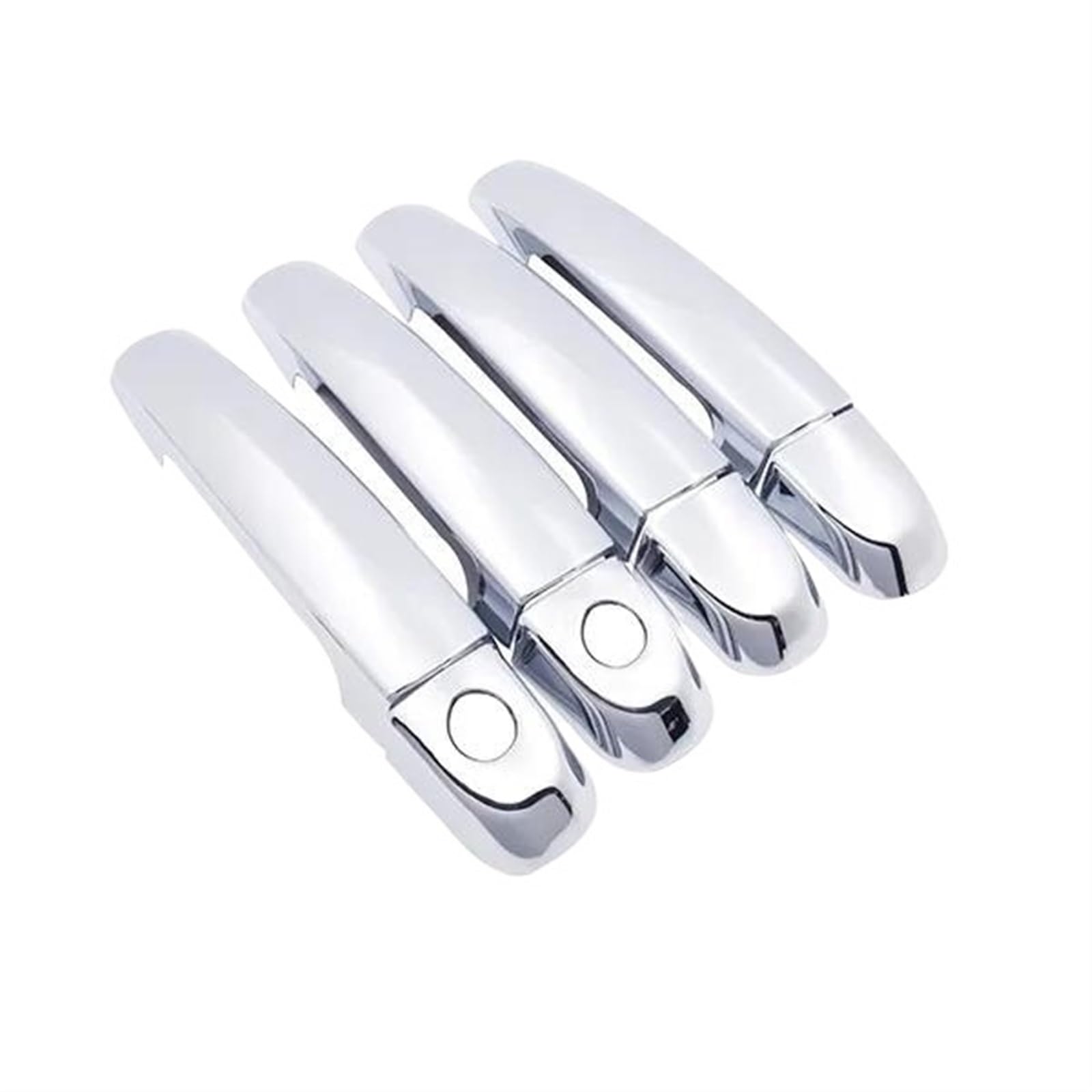 Lzbzhb 4Handle 2 Keyholes Car Exterior Outsidedoor Handle For Suzuki For Ertiga Ze 2012 2013 2014 2015 2016 2017 Chrome For Smart Door Handle Cover Car Exterior Protective Accessories Stickers(4Handle 2 Keyholes)