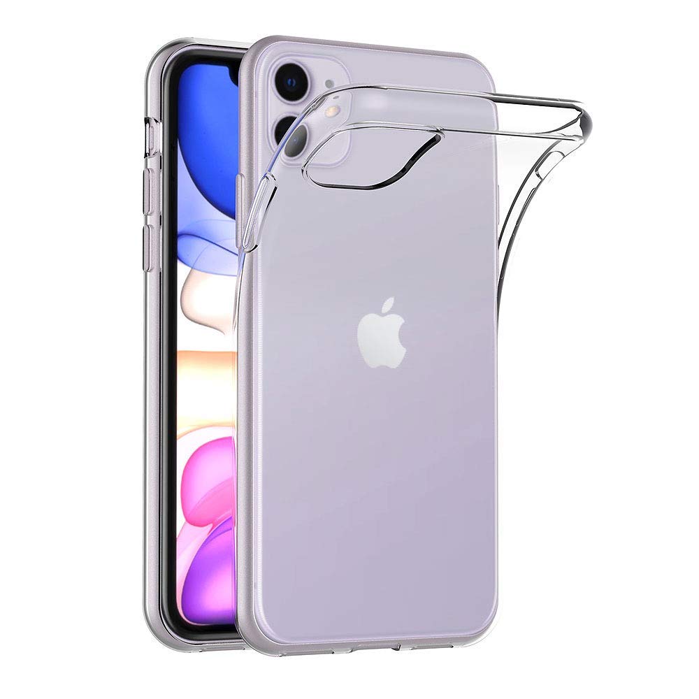 Case for Apple iPhone 11 (6.1 inch) MaiJin Soft TPU Rubber Gel Bumper Transparent Back Cover