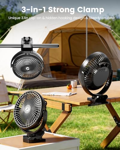 40000mAh Clip On Fan