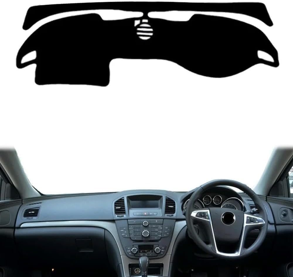 DdaiXQ Car Dashboard Mat For Vauxhall Holden Buick Regal 2009-2016, Anti Slip Anti Glare Dustproof Dashboard Cover Pad Protector Dash Cover Sunshade Dashmat