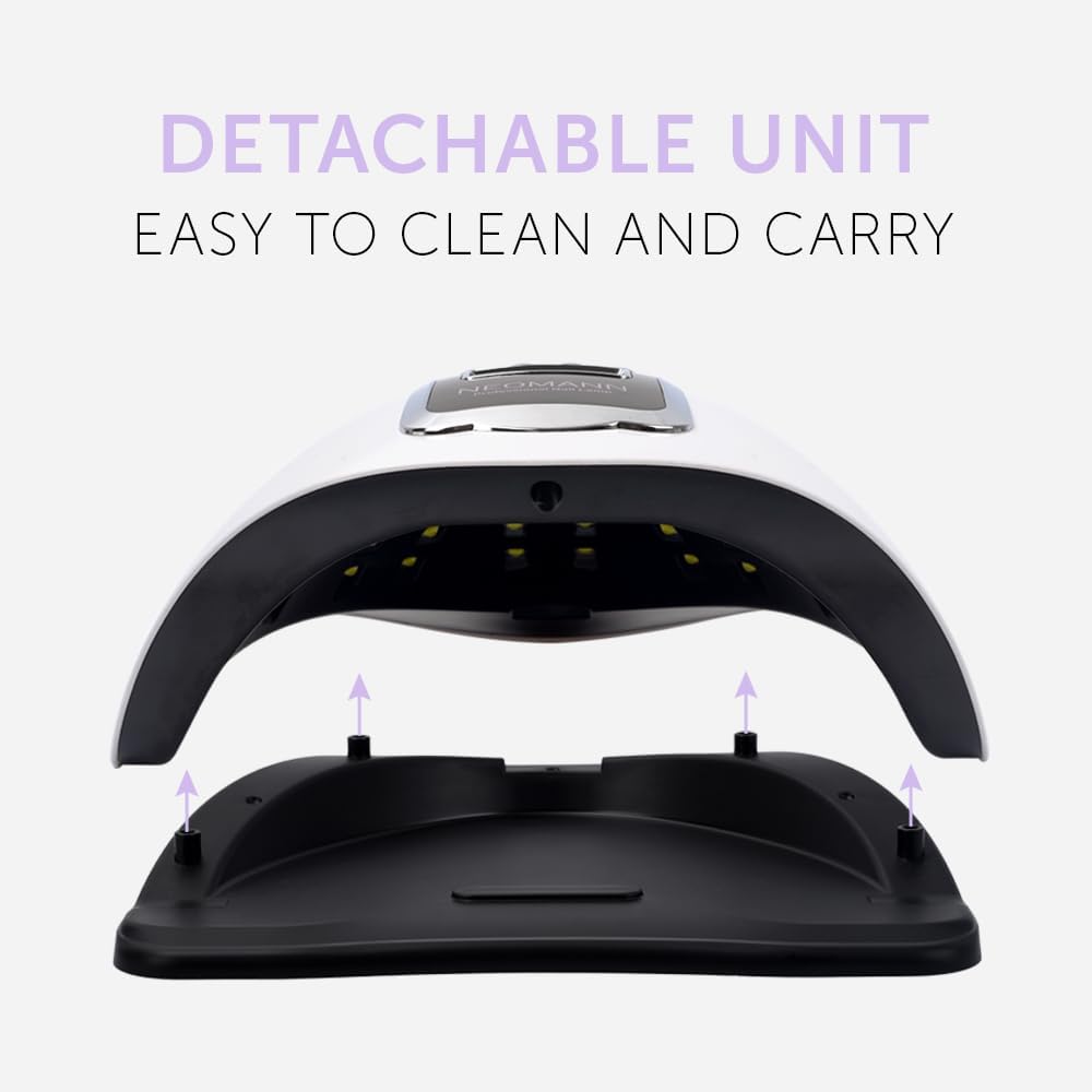 UV lamp for Gel Nails - 280 Watt & 66 Lamps, Professional LED lamp Nails, Fast Nail Dryer, 4 Timer Settings