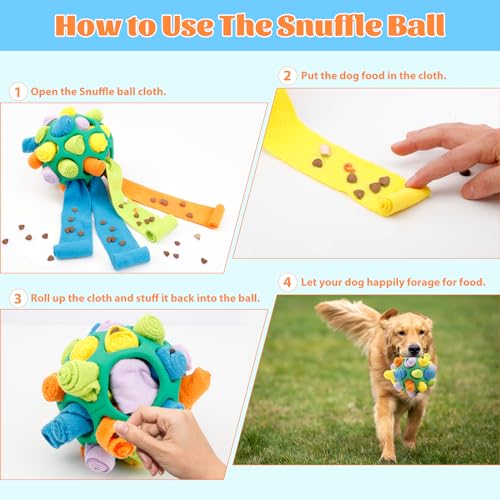 2 Pack Snuffle Ball for Dogs, Interactive Dog Foraging Toys, Training Natural Foraging Skills, Dog Feeding Training, Pet Puzzle Toys, Dog Food Ball for Small/Medium/Large Dogs (Green) 2 Pack Snuffle Ball for Dogs, Interactive Dog Foraging Toys, Training Natural Foraging Skills, Dog Feeding Training, Pet Puzzle Toys, Dog Food Ball for Small/Medium/Large Dogs (Green)