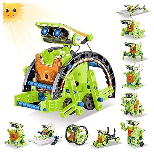 HISTOYE 12-in-1 Stem Solar Robot Building Kit for Kids 6-12 Engineering Science Kits for Boys 8-12 Solar Powered Engine Robotics for Kids 8 and up Science Experiments Toys for 10 11 12 13 Years Old