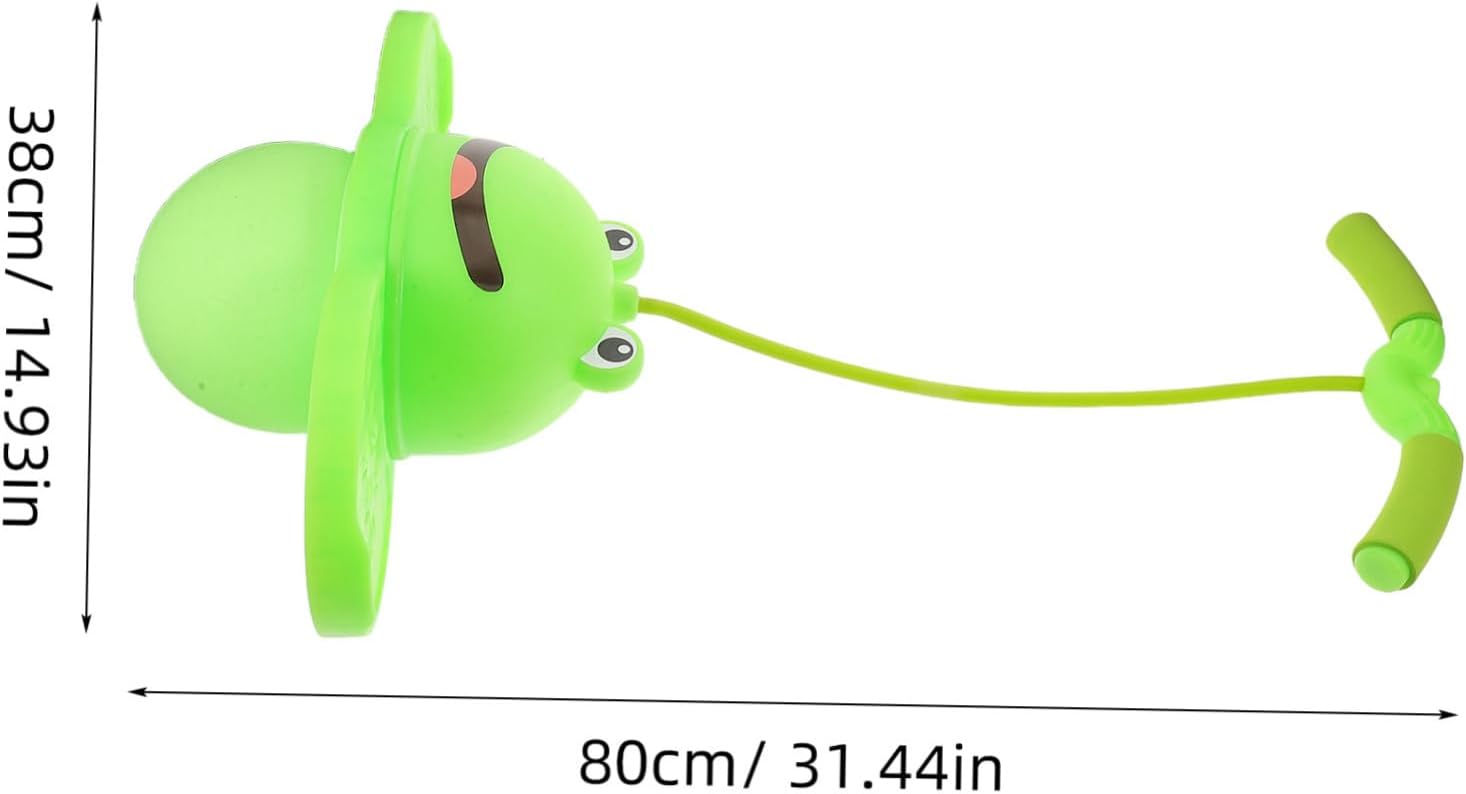 BESTonZON Frog Jumping Bouncing Toy for Boy Girl Adults Interactive Family Fun Balance Coordination Training Versatile Fitness Tool