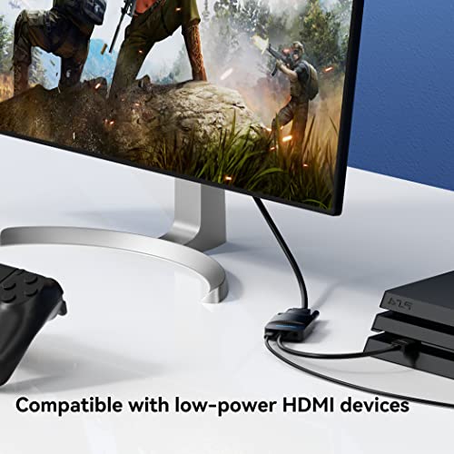 VENTION HDMI to VGA Adapter - Gold-Plated Male to Female, Duplicate Extend Screen, Converter for Monitor, HDTV, PC, Desktop, Laptop, Projector, Xbox, Chromebook, Raspberry Pi, and More - Thumbnail 3