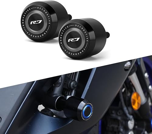 Miniatura 10 de Compatible con Yamaha YZF R7 2021  2024 Marco de motocicleta Anti-colisión Protección contra caídas Slider Crash yzfr7 r 7 Accesorios (rojo)