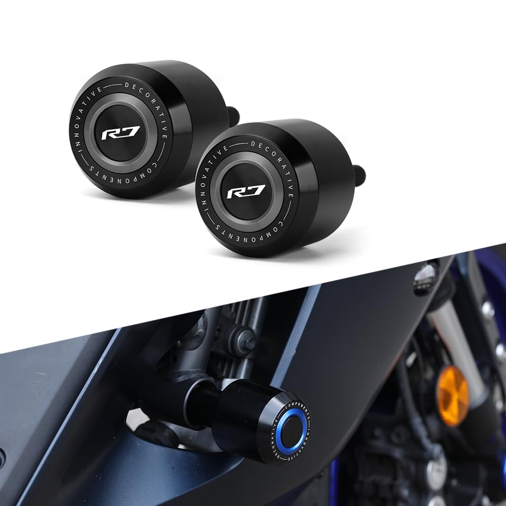 Modeer Compatibile con Ya.maha YZF R7 2021~2024 telaio moto anticollisione Slider Crash yzfr7 r 7 accessori (grigio)