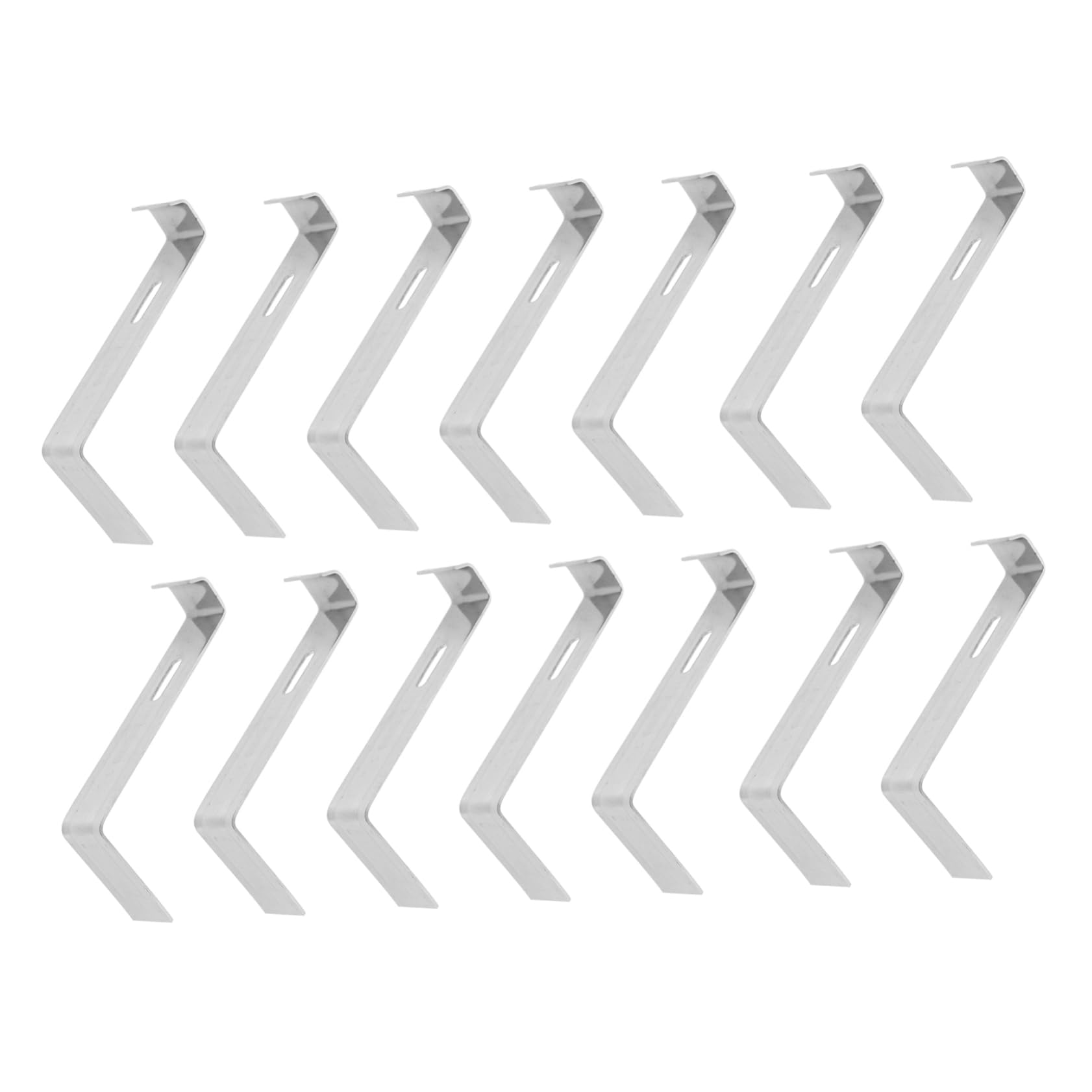 HOMSFOU 60stücke Rutschfeste Dachziegelclips Aus Edelstahl Stabile Befestigungshaken Für Dachziegel Zur Vermeidung Von Verrutschen Bei Schneelast Langlebig Und Praktisch