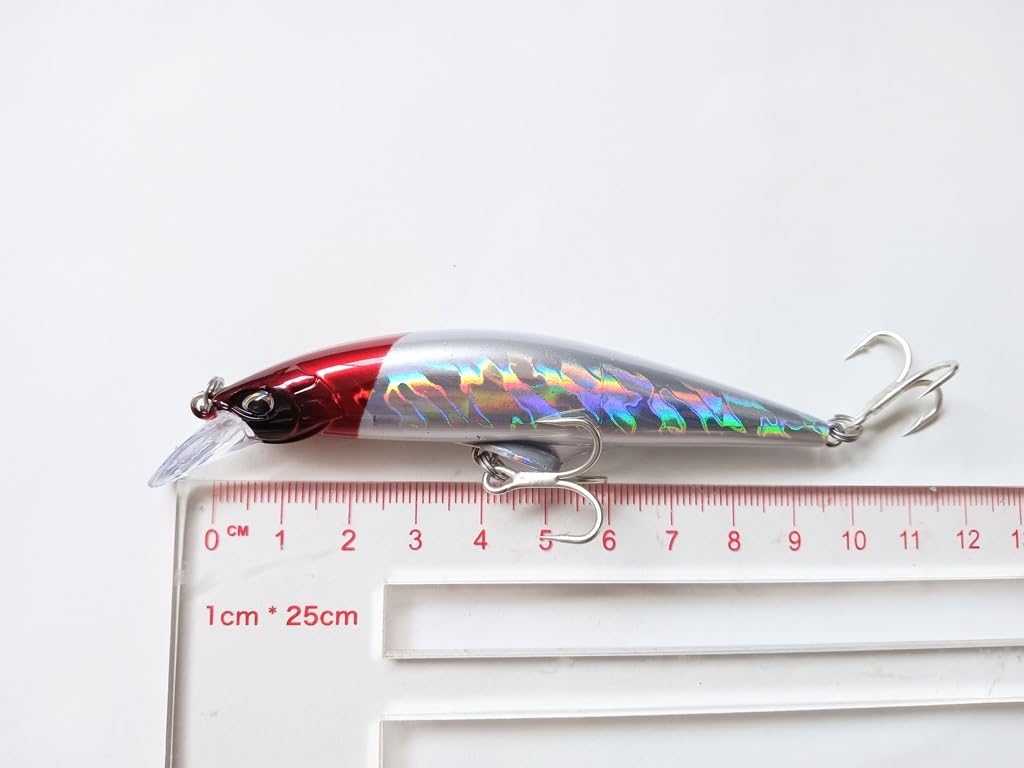 Amazon.co.jp: Gコントロール風 ヘビーシンキングミノー 30g レッド