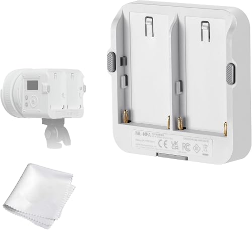 Godox ML-NPA Battery Plate Module, Power Adapter for Using NP-F Batteries on GODOX ML80Bi and ML150Bi LED Video Lights