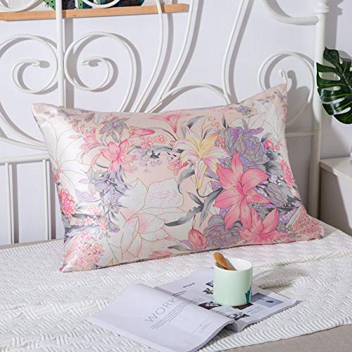 Slpbaby Silk Pillowcase For Hair And Skin With Hidden Zipper Print (Queen, Pattern15) #TOP4