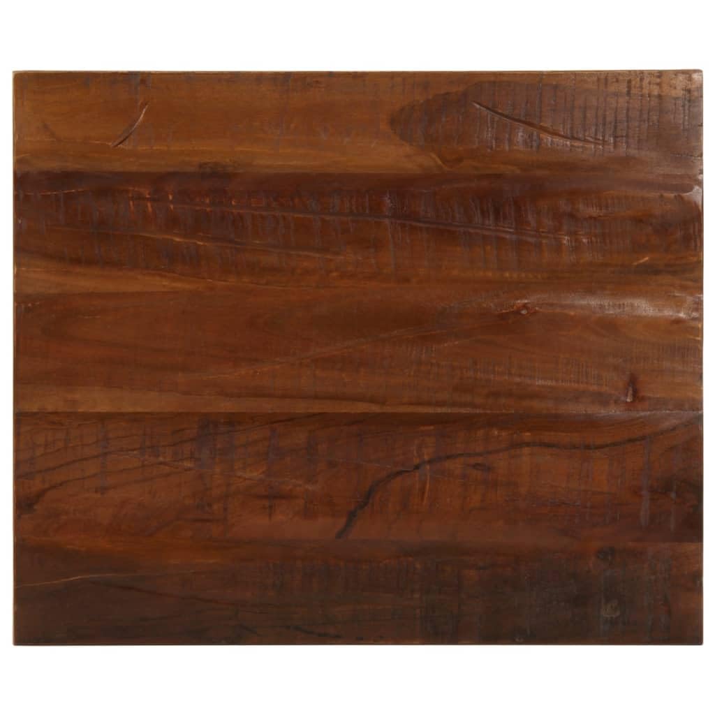 vidaXL Massivholz-Tischplatte aus Altholz, rechteckig 60x50 cm, 2,5 cm Dicke