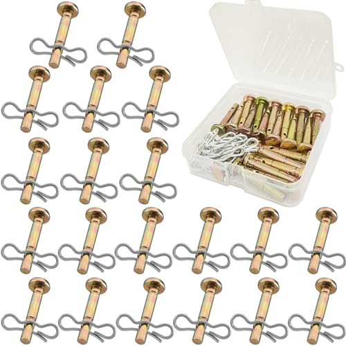 Goodffy 20 Pack Shear Pins and Cotter Pins, Upgraded 738-04124A