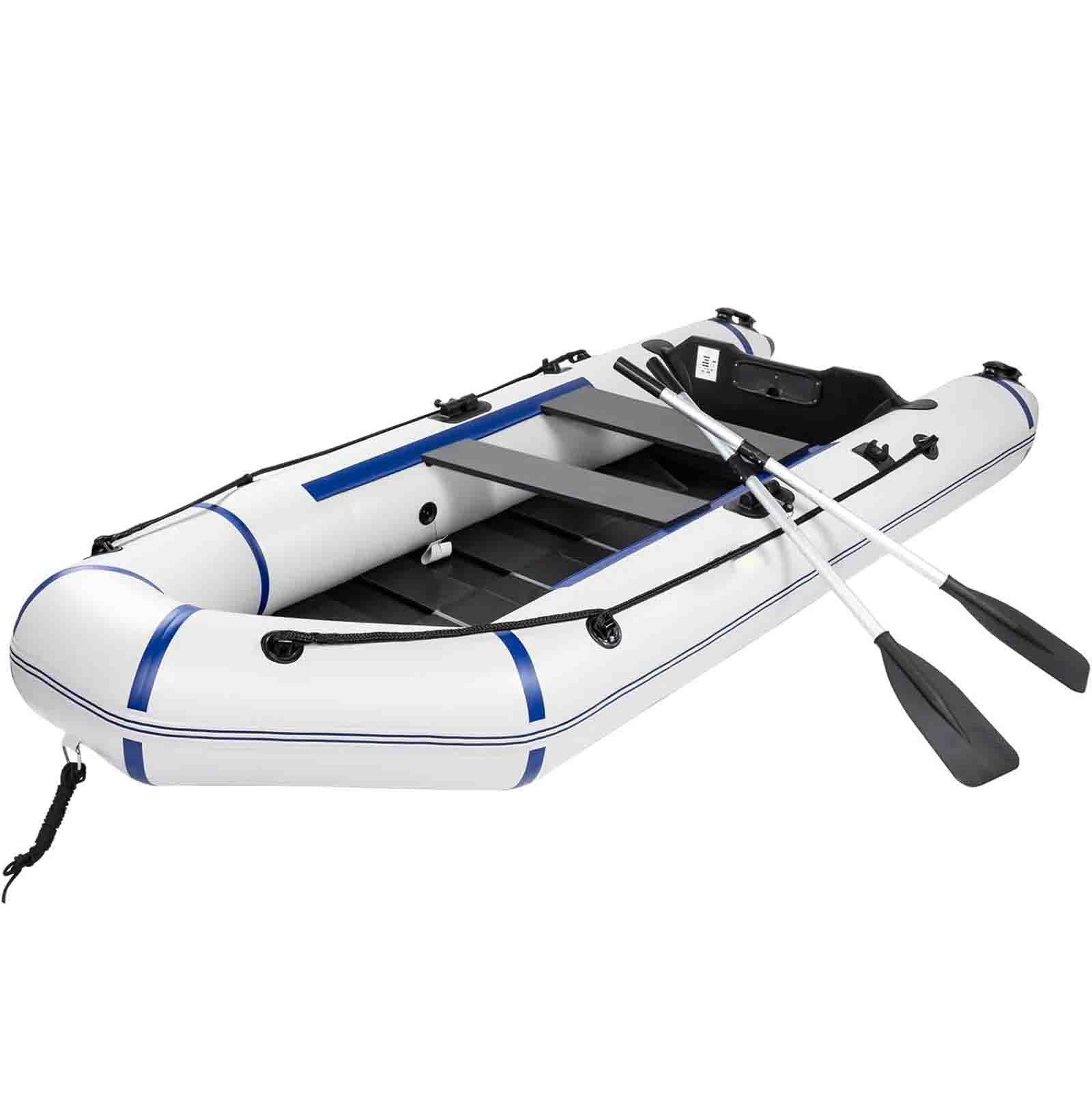 Gommone per Adulti Portatile Tempo Libero Kayak Gonfiabile con Remi Gommone da Pesca Barca Gonfiabile per Pesca Nautica e Sport Acquatici
