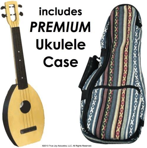 FLEA Ukulele (NATURAL, Concert) + Eddy Finn"Hippie" Bag