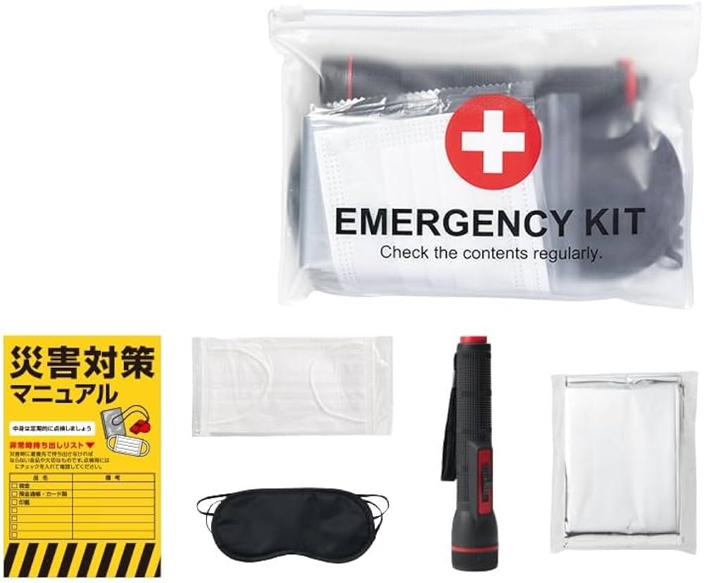 Amazon.co.jp: 【60個セット販売/エマージェンシー6点キット】防災備蓄