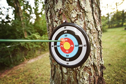 Sunny Days Entertainment Bow and Arrow Set – Archery Toy Set for Kids | Hunting Role Play Toy | Includes 3 Suction Cup Arrows Target and Quiver – Maxx Action Green Extra Large - Thumbnail 7