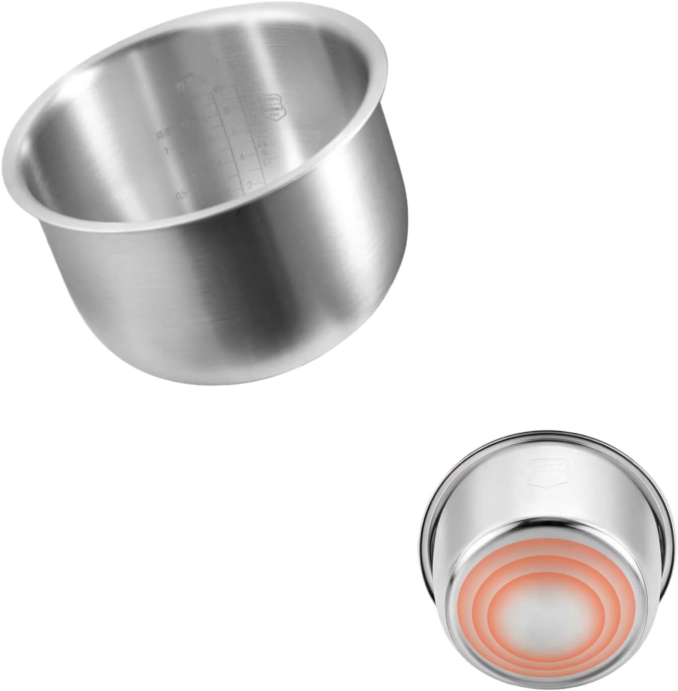 5L 10-Cup 316 Stainless Steel Replacement Inner Pot Compatible with Zojirushi NP-VQ18, Fits B518 Bowl Code, Heavy-Duty Food-Grade Rice Cooker Liner