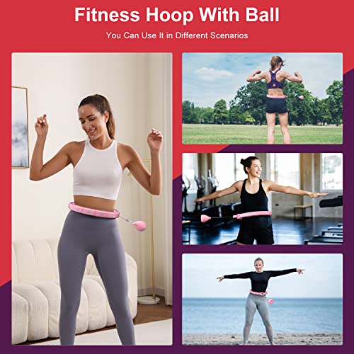 image for Sonkoloro Weighted Workout Hoop for Adult Weight Loss - 50