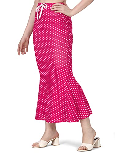 Image of Mehrang Lycra Saree Shapewear Petticoat for Women, Cotton Blended,Petticoat,Skirts for Women,Shape Wear Dress for Saree