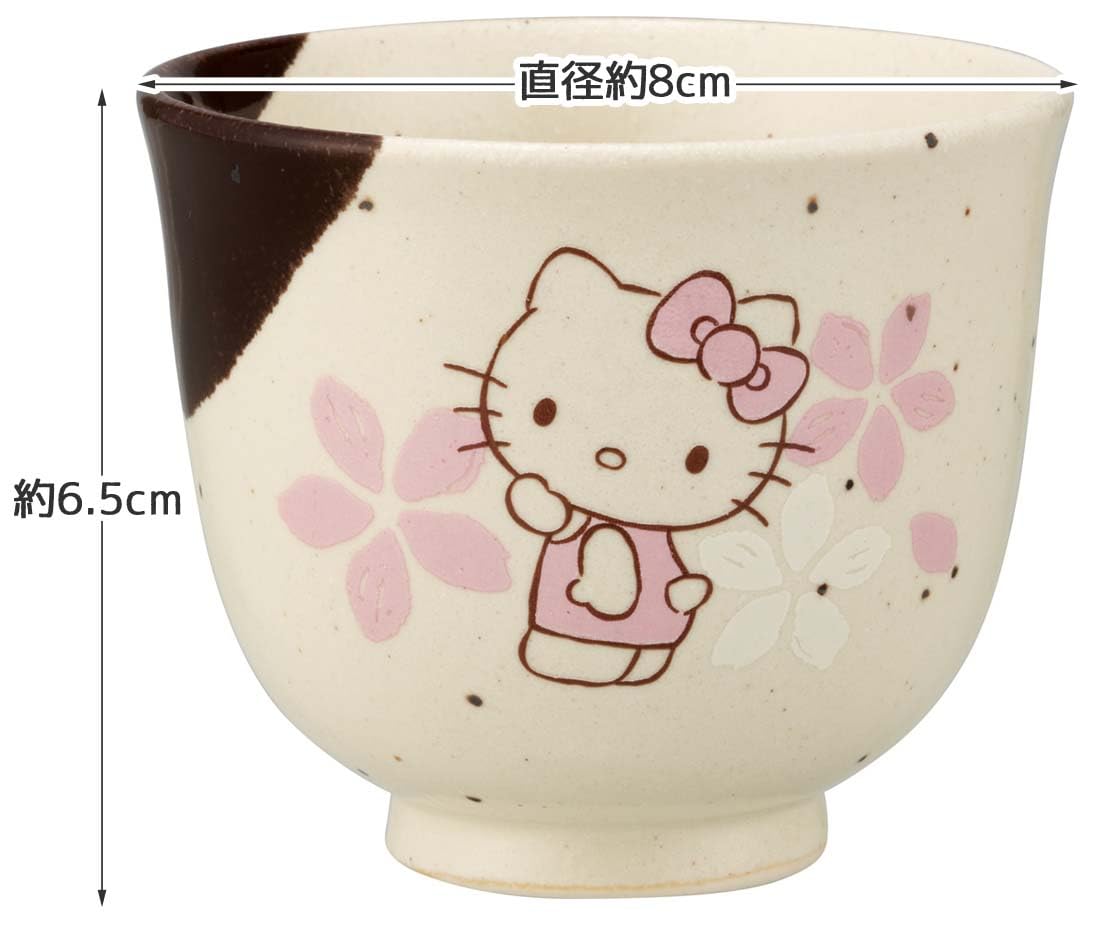 Amazon.com: Skater CHMT1-A Mino Ware Tea Cup Yumi Hello Kitty