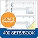 Adams Phone Message Book, Carbonless Duplicate, 5.50 x 11 Inches, 4 Sets per Page, 400 Sets per Book (SC1154D)