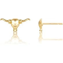 Mameloly Cowgirl Earrings for Women CZ 14K Gold Plated Western Cowboy Hat Dangle Hoop Earrings Cute Jewelry Hypoallergenic