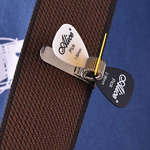 KKmoon Kit de acessórios para guitarra Guitarra acústica Correia de pescoço + Correia de guitarra Tr